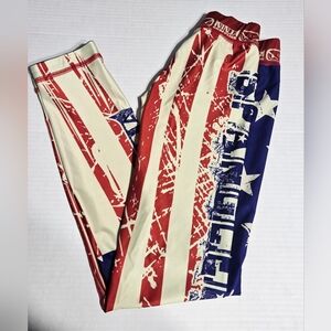Youth XL Spangled Ninja Grappling‎ Spats Pants stars stripes Jiu-Jitsu